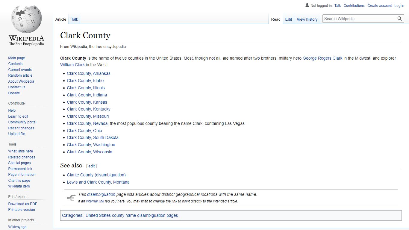 Clark County - Wikipedia